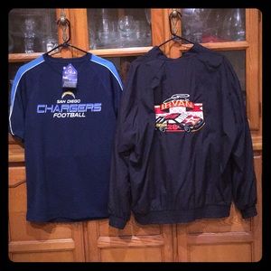 San Diego chargers + VINTAGE WINDBREAKER 2 for 1